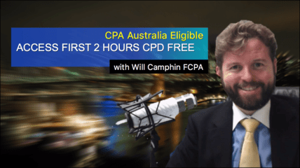 2 Hours FREE CPD with Will Camphin FCPA